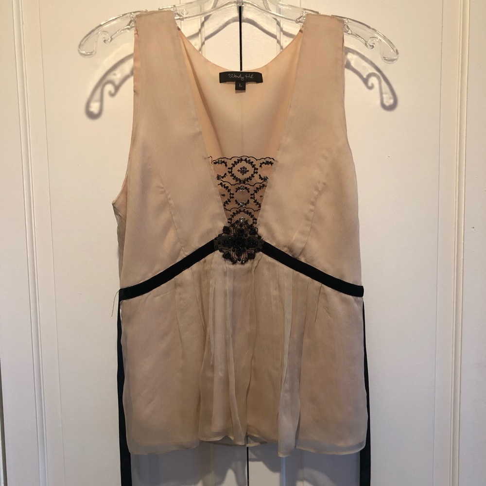Wendy Hil Delicate Beaded Top